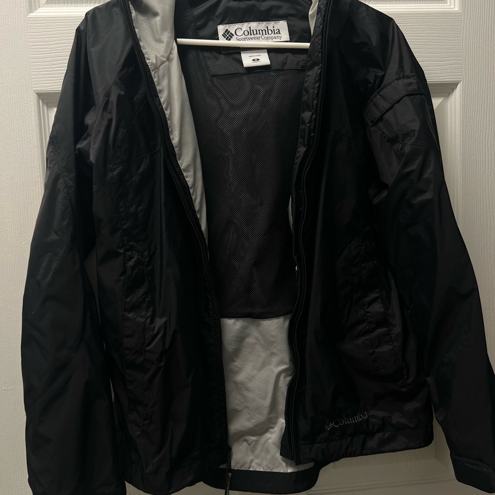 Columbia Black Windbreaker Jacket